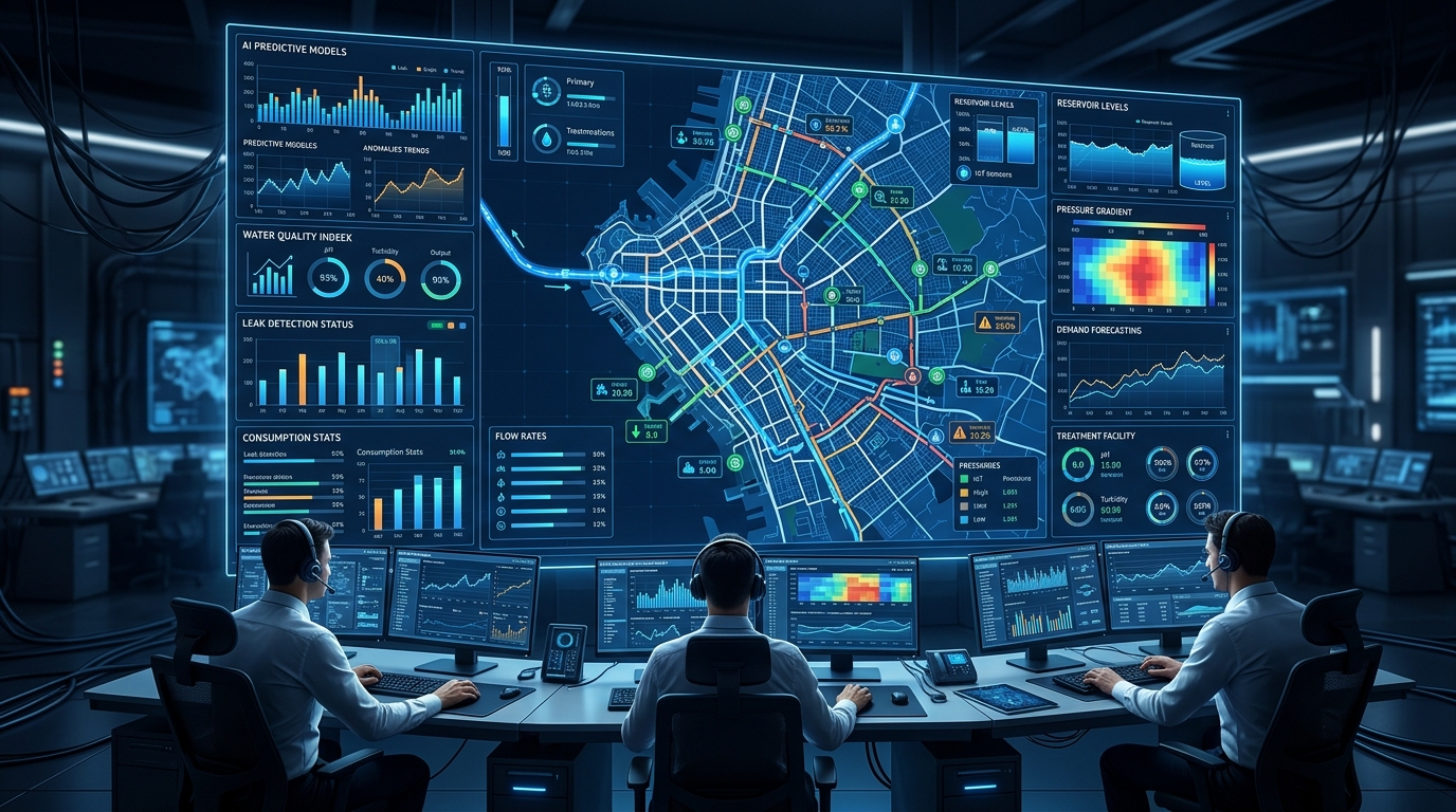 AI与数字化技术重塑全球水务管理新格局