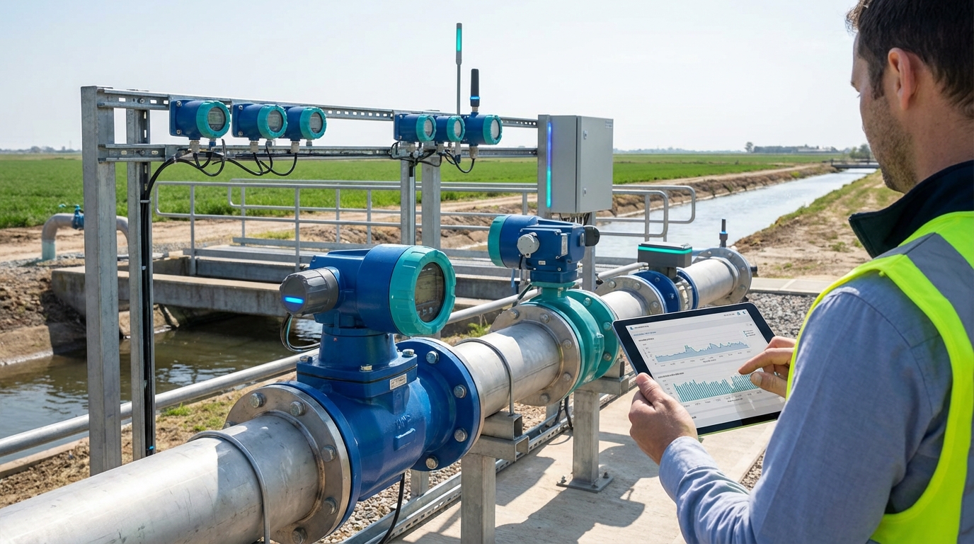 灌区流量计助力智慧灌溉系统现代化升级